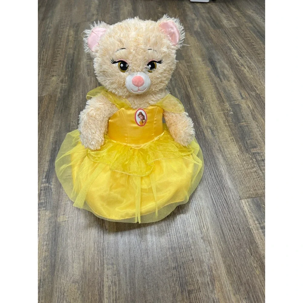 Build-A-Bear Disney Princess Belle Yellow Dress Beauty and the Beast Dress only